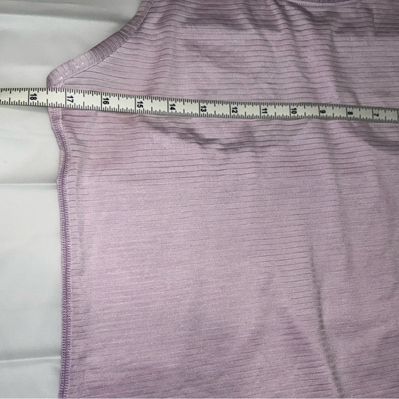 Athleta Sheer Racer Back Athletic Tank Top Size M Work out Dance Movement - Picture 6 of 9